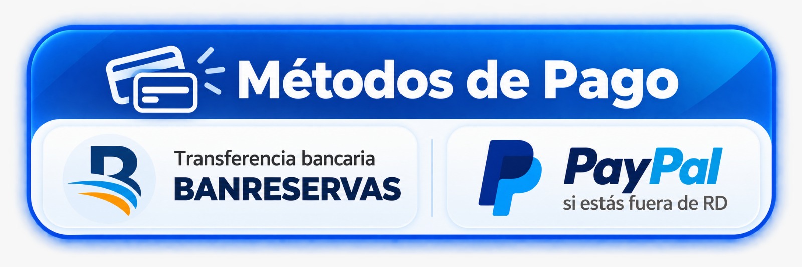 Métodos de pago Centenaria