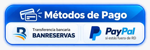 Métodos de pago Centenaria